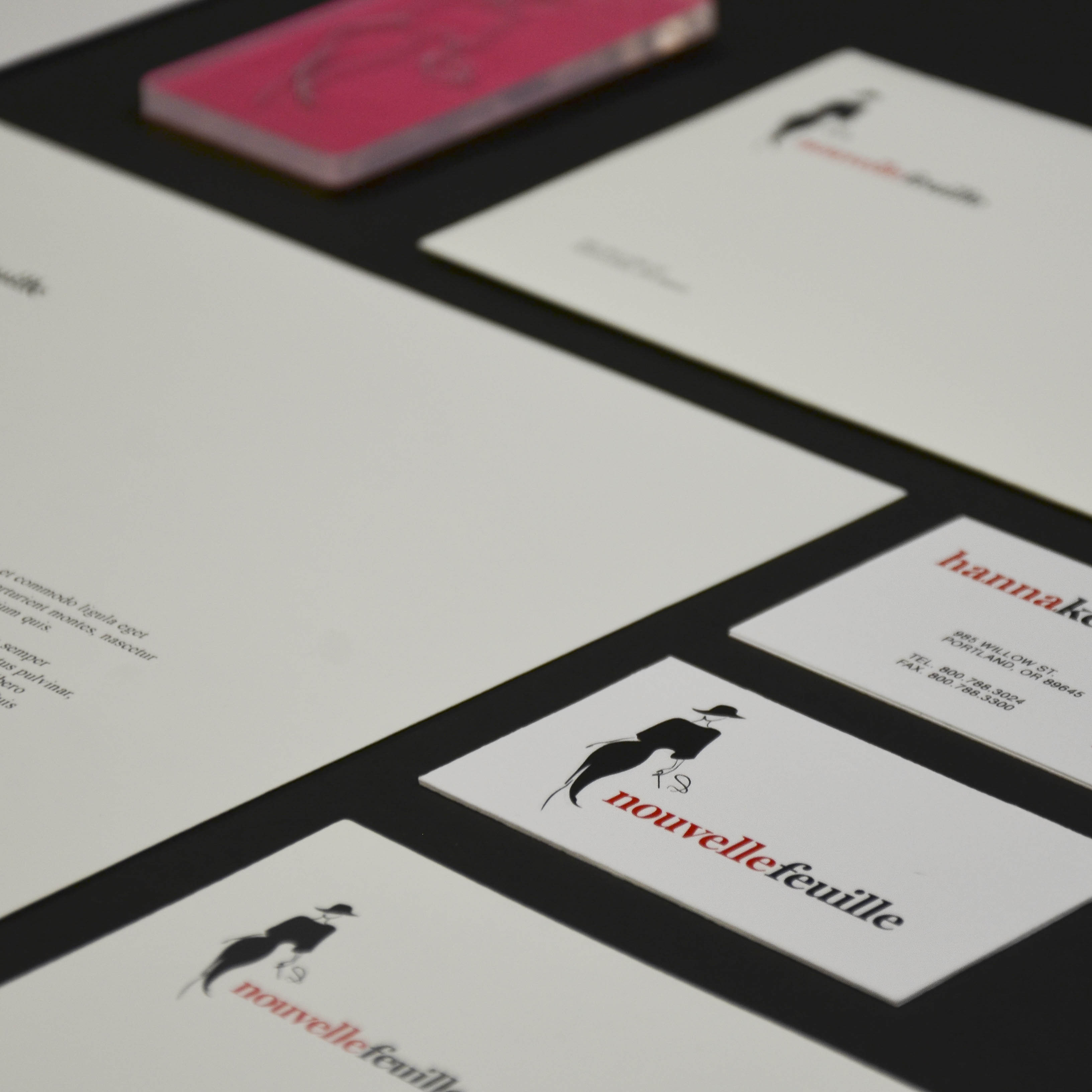 Nouvelle Feuille brand identity